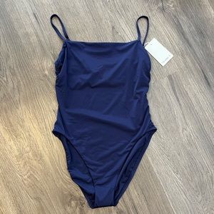 NWT Women’s Vitamin A Navy One Piece Swimsuit